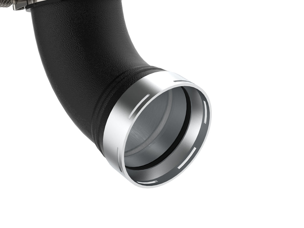 aFe 06-10 GM Diesel Trucks V8 6.6L BladeRunner Aluminum Hot & Cold Charge Pipe Kit - Black aFe AFE46-20054-B
