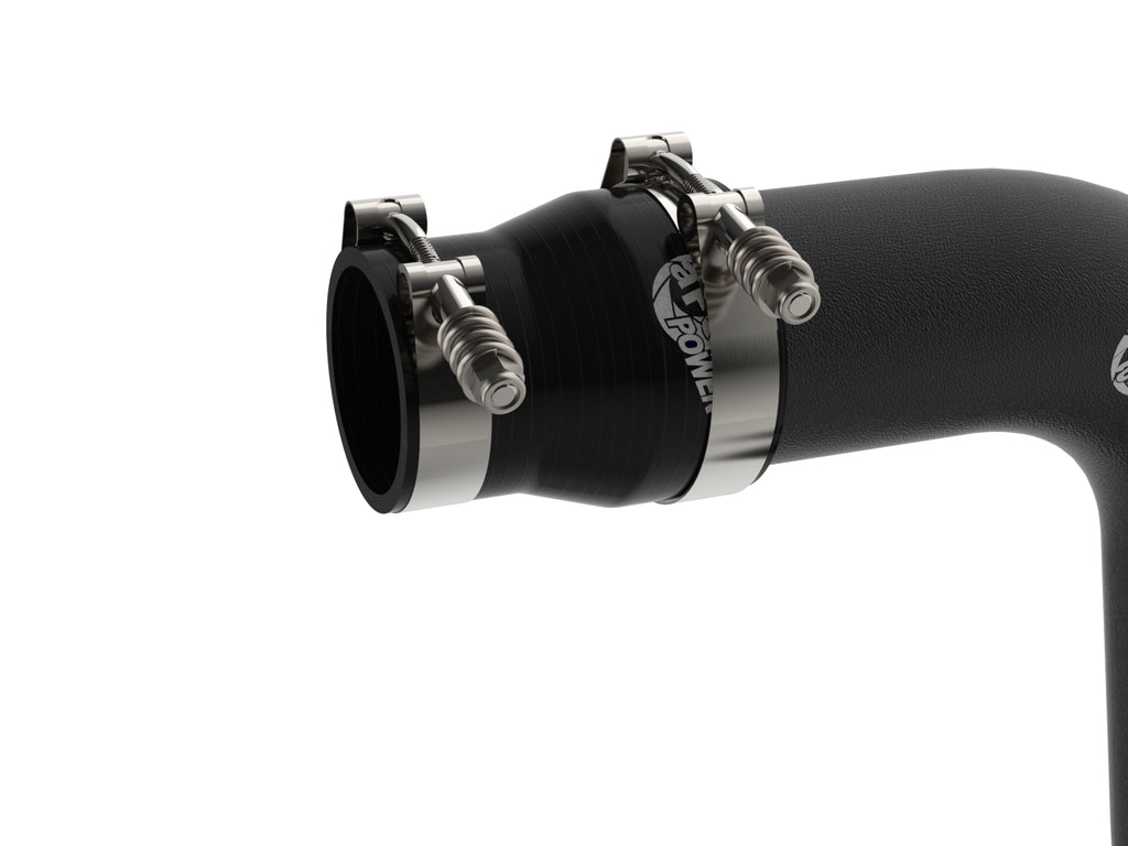 aFe 06-10 GM Diesel Trucks V8 6.6L BladeRunner Aluminum Hot & Cold Charge Pipe Kit - Black aFe AFE46-20054-B