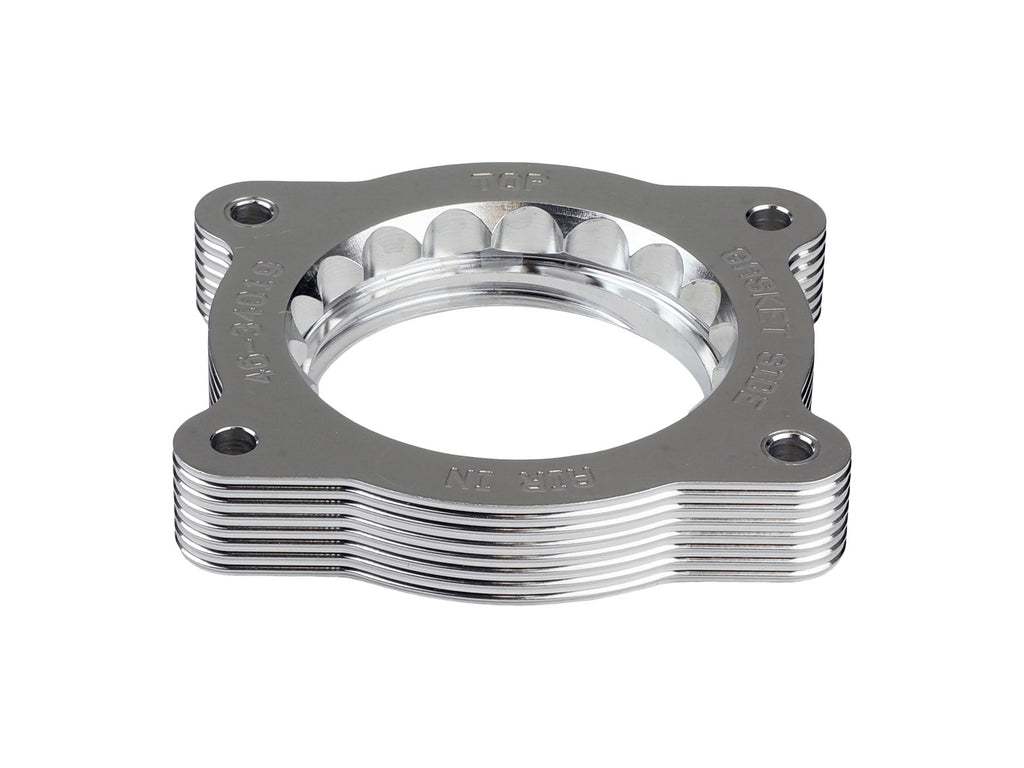 aFe 07-13 Chevrolet Silverado 1500/GMC Sierra 1500 Silver Bullet Throttle Body Spacer - Silver aFe AFE46-34019