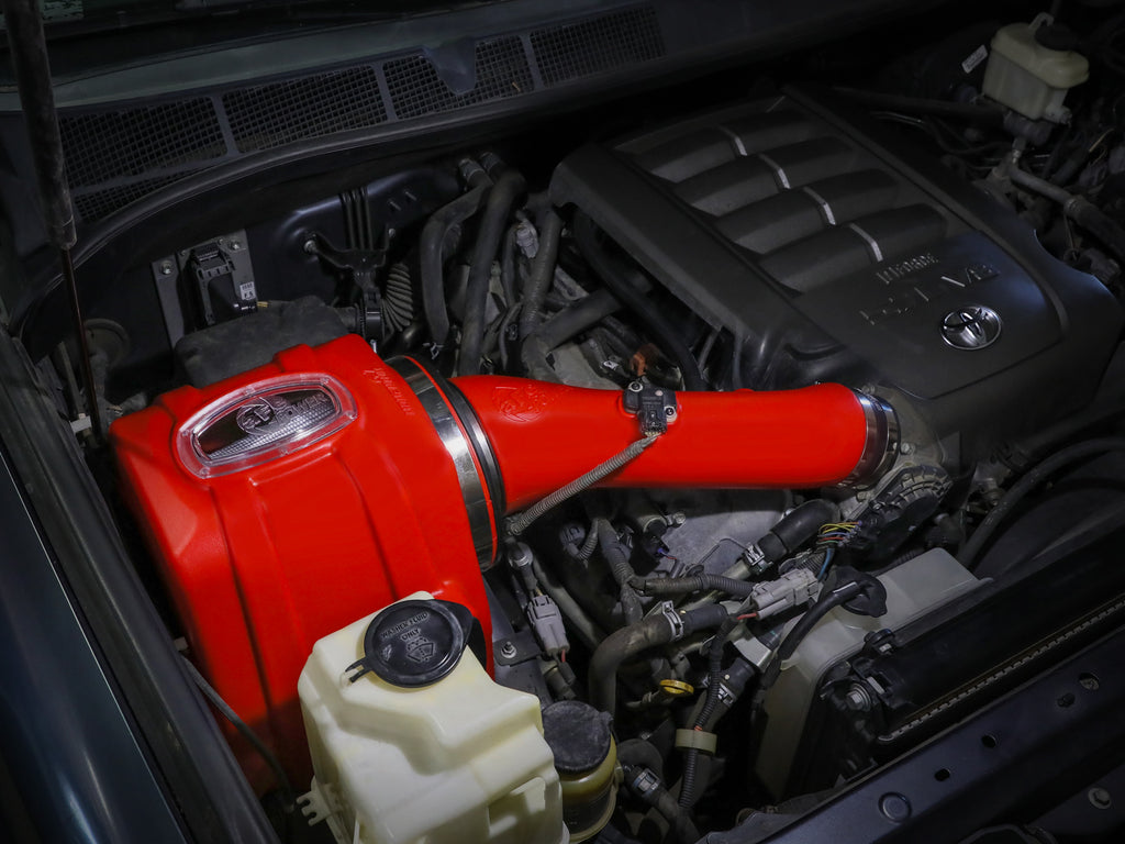 aFe 07-21 Toyota Tundra V8 5.7L Momentum GT Red Edition Cold Air Intake System w/ Pro DRY S Filter aFe AFE51-76003-R