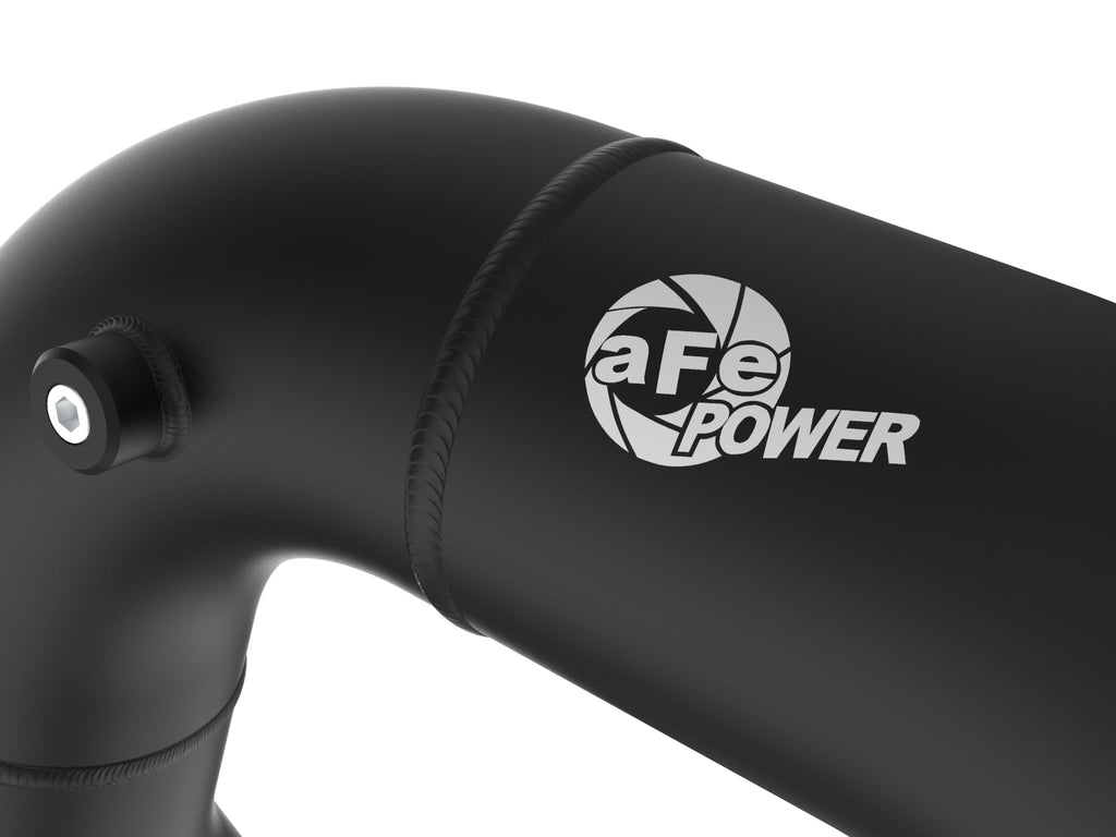 afe 08-10 Ford Trucks V8-6.4L (td) BladeRunner 3 IN Aluminum Hot Charge Pipe - Black aFe AFE46-20079-B