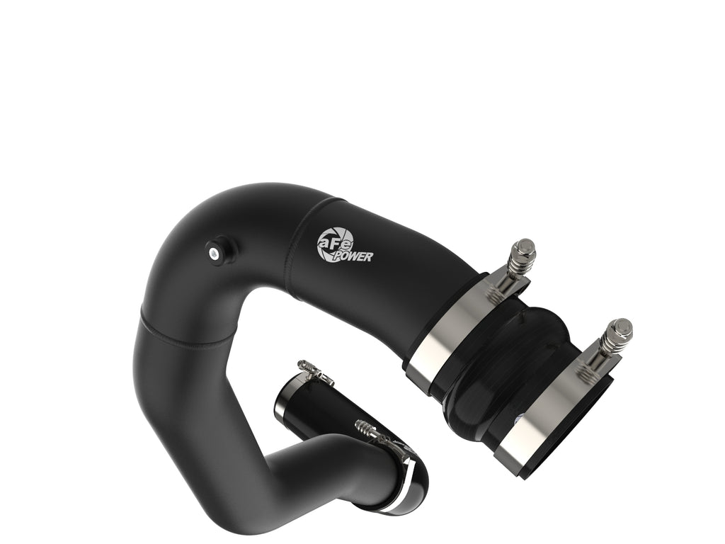 afe 08-10 Ford Trucks V8-6.4L (td) BladeRunner 3 IN Aluminum Hot Charge Pipe - Black aFe AFE46-20079-B