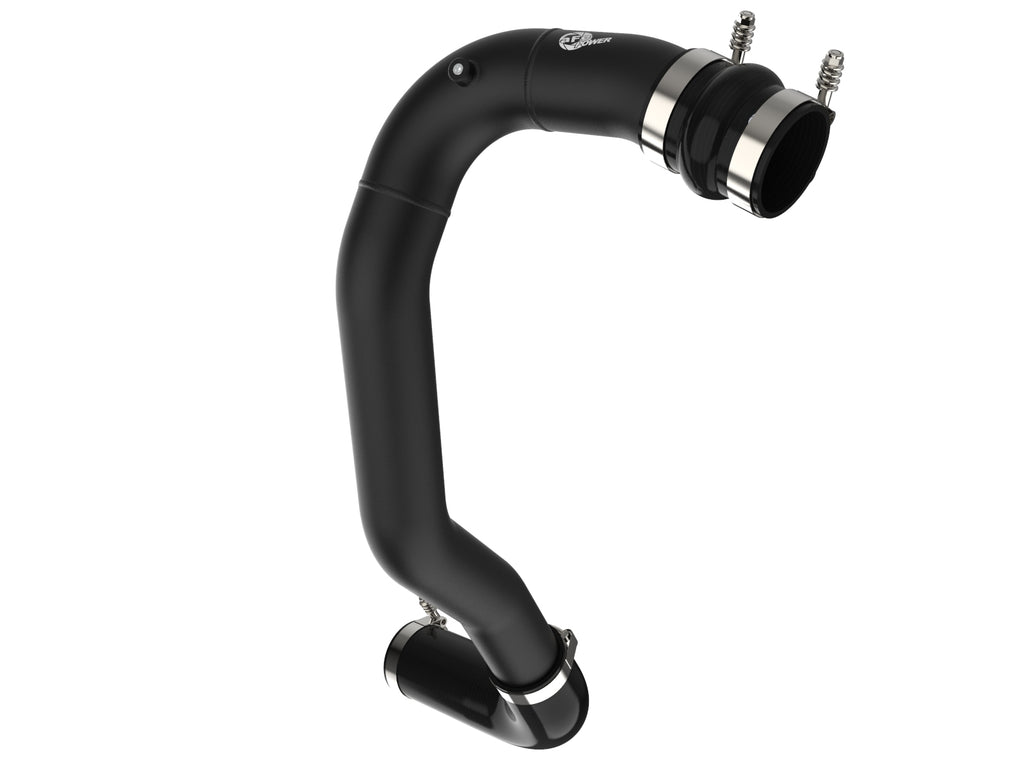 afe 08-10 Ford Trucks V8-6.4L (td) BladeRunner 3 IN Aluminum Hot Charge Pipe - Black aFe AFE46-20079-B