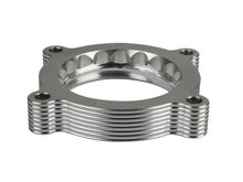 Load image into Gallery viewer, aFe 11-14 Ford Mustang/ 11-14 Ford F-150 V6 3.7L Silver Bullet Throttle Body Spacer - Silver aFe AFE46-33016