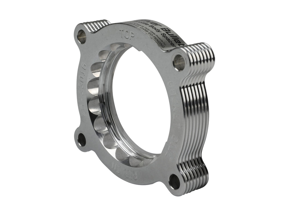 aFe 11-14 Ford Mustang/ 11-14 Ford F-150 V6 3.7L Silver Bullet Throttle Body Spacer - Silver aFe AFE46-33016