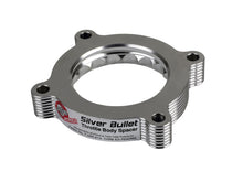 Load image into Gallery viewer, aFe 11-14 Ford Mustang/ 11-14 Ford F-150 V6 3.7L Silver Bullet Throttle Body Spacer - Silver aFe AFE46-33016