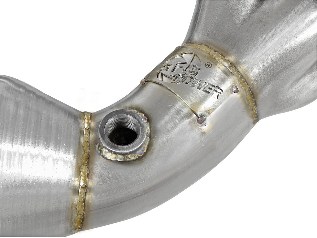 aFe 12-17 Toyota 86 / FRS / BRZ Twisted Steel 304 Stainless Steel Long Tube Header w/ Cat aFe AFE48-36005-1HC