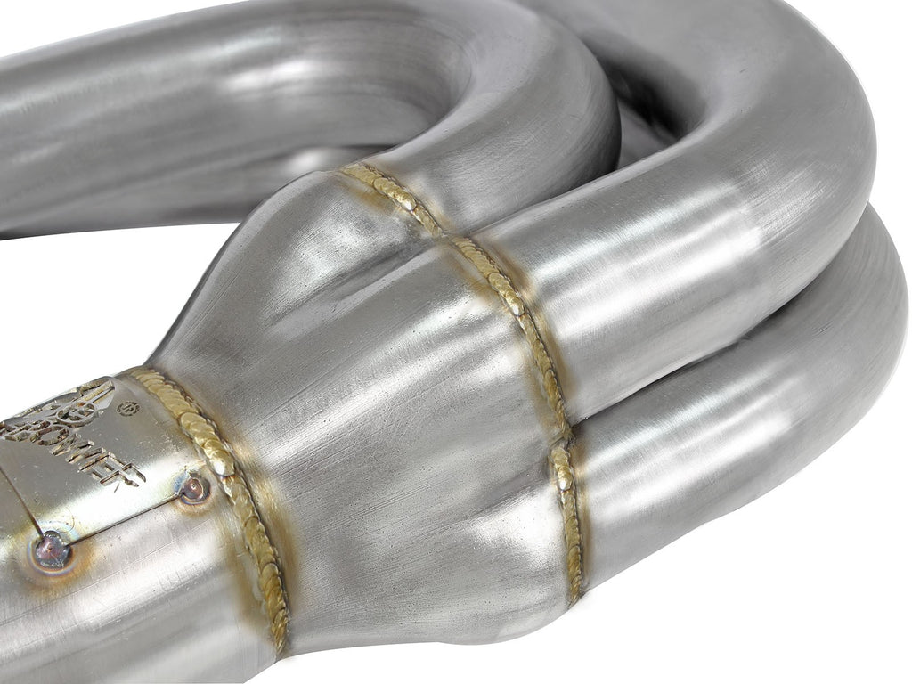 aFe 12-17 Toyota 86 / FRS / BRZ Twisted Steel 304 Stainless Steel Long Tube Header w/ Cat aFe AFE48-36005-1HC