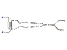 Load image into Gallery viewer, aFe 14-15 Infiniti Q50 V6 3.7L Takeda 2-1/2in 304 SS Cat-Back Exhaust System w/ Blue Flame Tips aFe AFE49-36136-L
