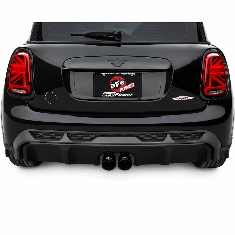 aFe 14-24 Mini Cooper S MACH Force-Xp 3in to 2-1/2in 304SS Cat-Back Exhaust w/ Black Tip - aFe 49-36354-B