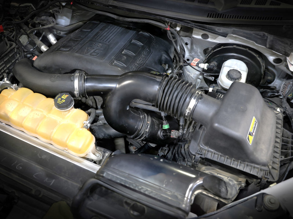 aFe 15-16 Ford F150 V6 3.5L Turbo Inlet Pipes - Black aFe AFE59-20006