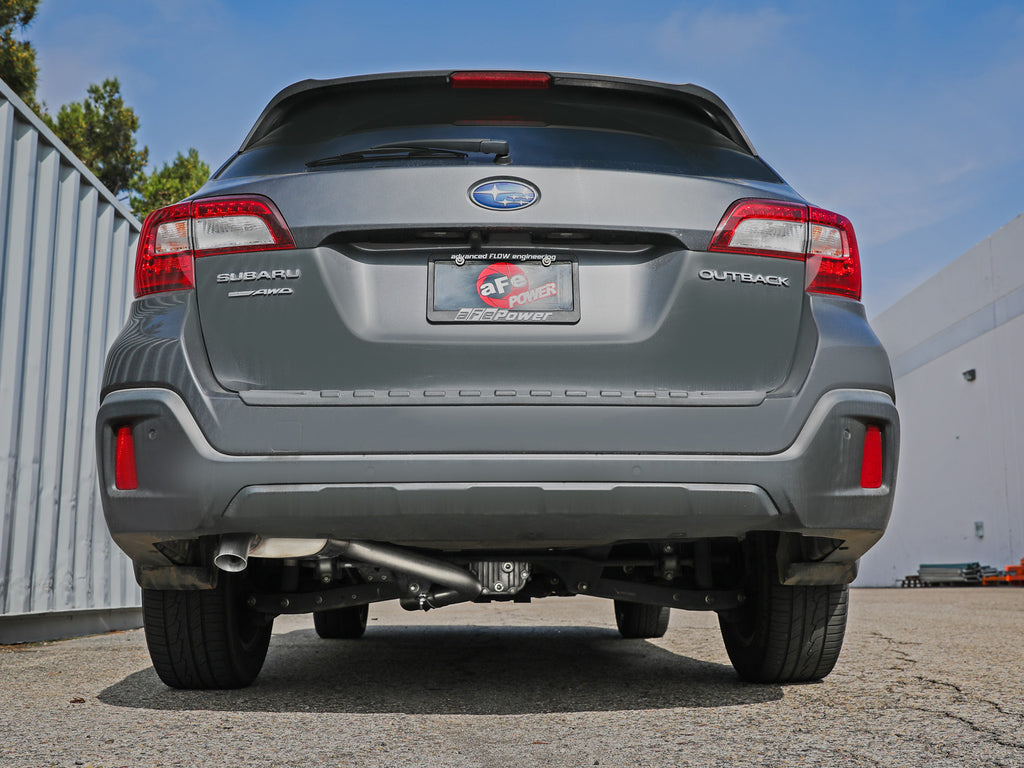 aFe 15-19 Subaru Outback H4 2.5L Takeda 2.5in 304 SS Cat-Back Exhaust aFe AFE49-36807
