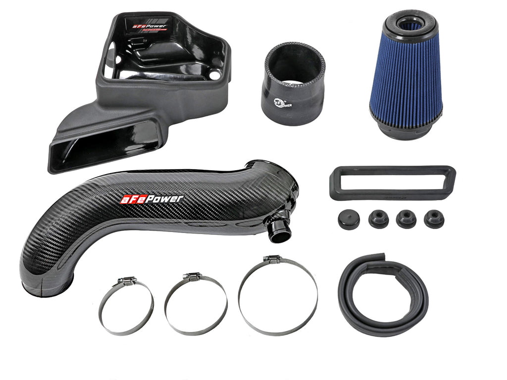 aFe 15-19 VW Golf R (MKVII) L4-2.0L (t) Track Series Carbon Fiber Intake System w/ Pro 5R Filter aFe AFE57-10016R