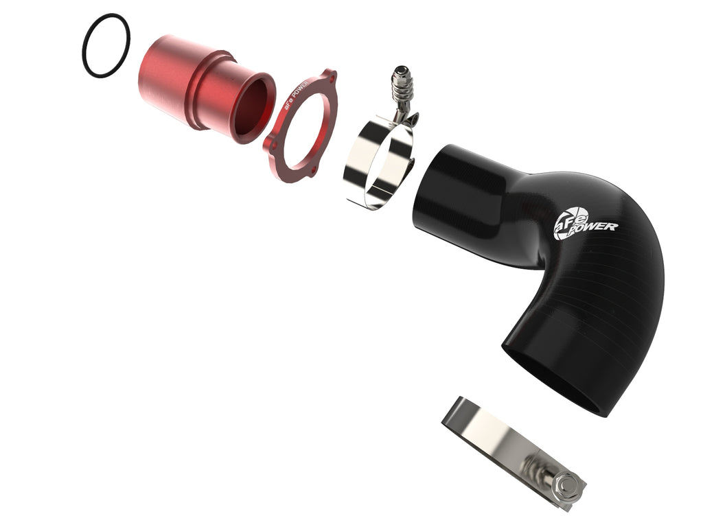 aFe 15-19 VW GTI Turbocharger Inlet Pipe - Red aFe AFE46-20417-R