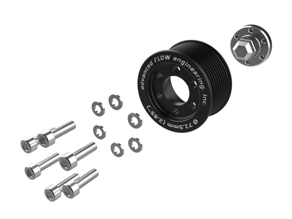 aFe 15-23 Dodge Challenger / 15-23 Dodge Charger SRT Hellcat 2.85in Supercharger Power Pulley Kit aFe AFE79-10007