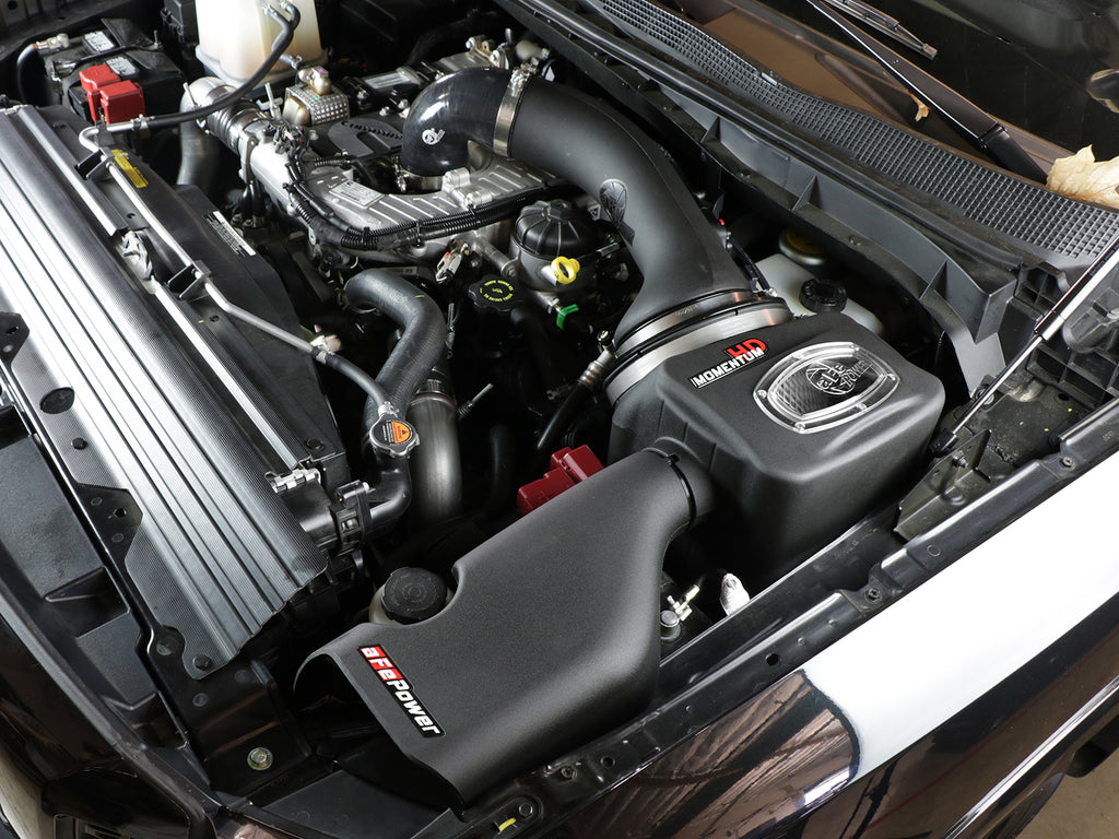 aFe 16-19 Nissan Titan XD V8 5.0L Momentum HD Cold Air Intake System w/ Pro DRY S Media aFe AFE51-76105