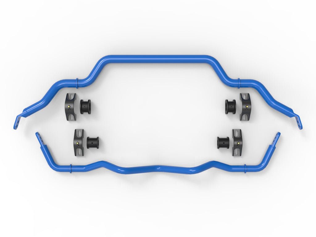 aFe 16-21 Infiniti Q50/Q60 3.0L (tt) Front and Rear Sway Bar Set Blue aFe AFE440-711001-L
