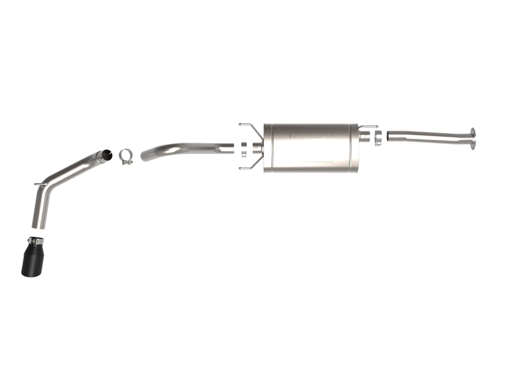 aFe 16-22 Toyota Tacoma Apollo GT Series 2.5in. - 3in. 409 SS Cat-Back Exhaust System w/ Black Tip aFe AFE49-46063-B