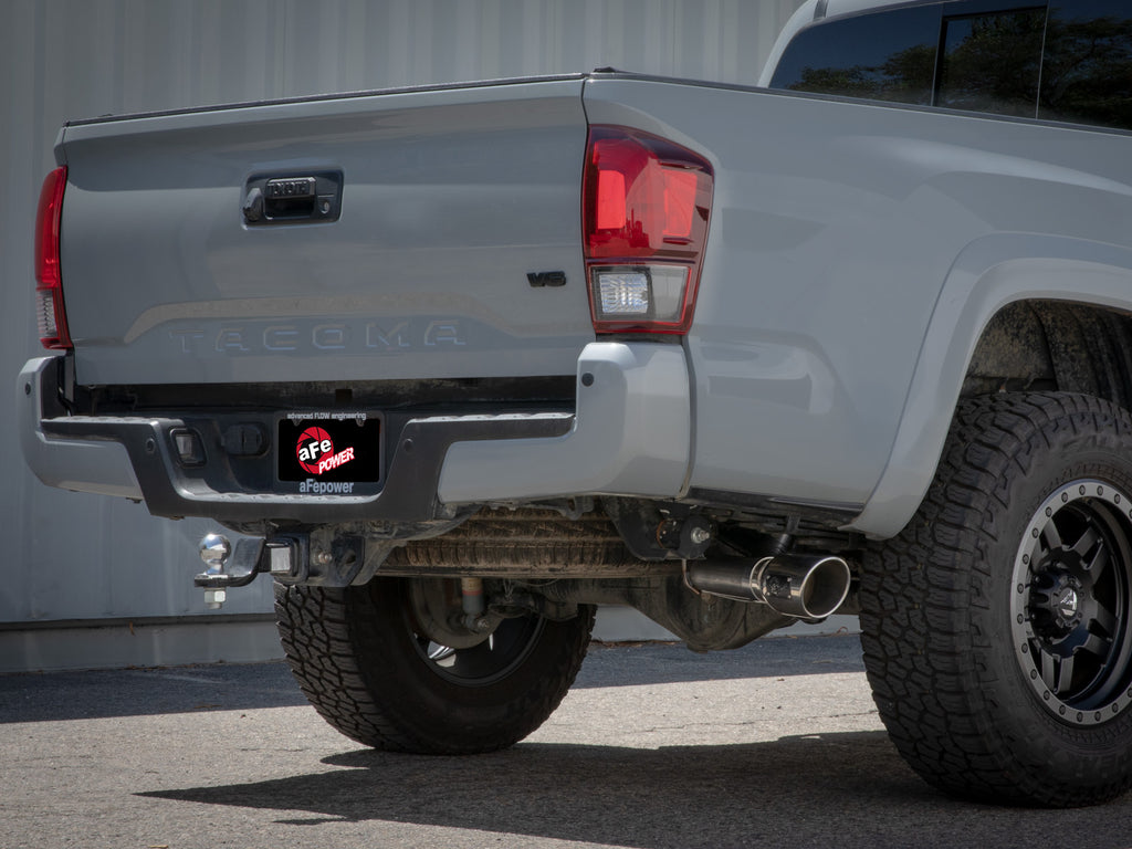 aFe 16-22 Toyota Tacoma Apollo GT Series 2.5in. - 3in. 409 SS Cat-Back Exhaust System w/ Black Tip aFe AFE49-46063-B
