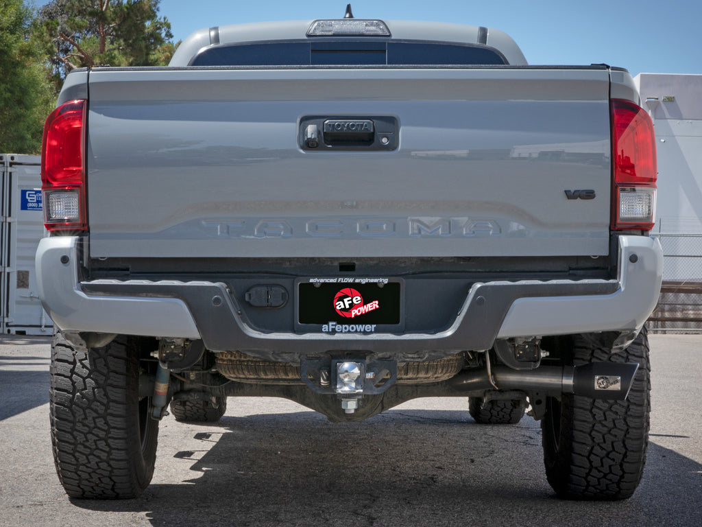 aFe 16-22 Toyota Tacoma Apollo GT Series 2.5in. - 3in. 409 SS Cat-Back Exhaust System w/ Black Tip aFe AFE49-46063-B