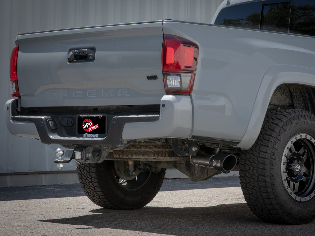 aFe 16-22 Toyota Tacoma Apollo GT Series 2.5in. - 3in. 409 SS Cat-Back Exhaust w/ Polished Tip aFe AFE49-46063-P