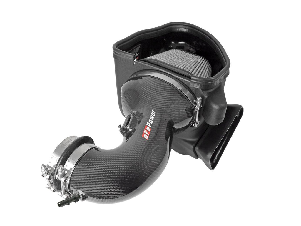 aFe 17-12 Chevrolet Camaro ZL1 (6.2L-V8) Track Series Carbon Fiber CAI System w/ Pro-DRY S Filters aFe AFE57-10018D