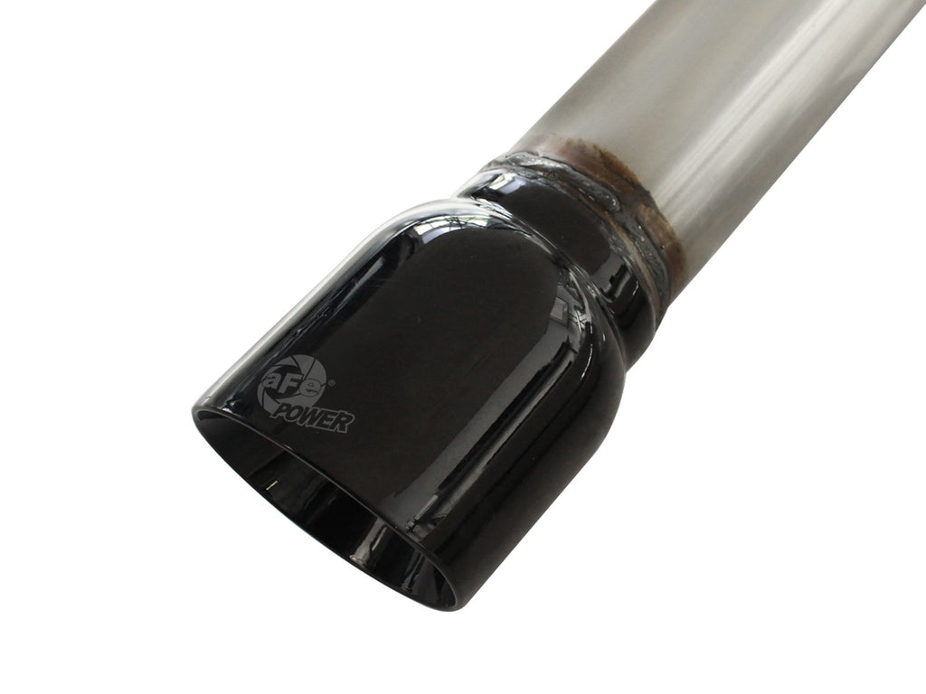 aFe 17-19 Audi A4 (L4-2.0L) MACH Force-Xp Stainless Steel Axle-Back Exhaust System - Black Tip aFe AFE49-36419-B