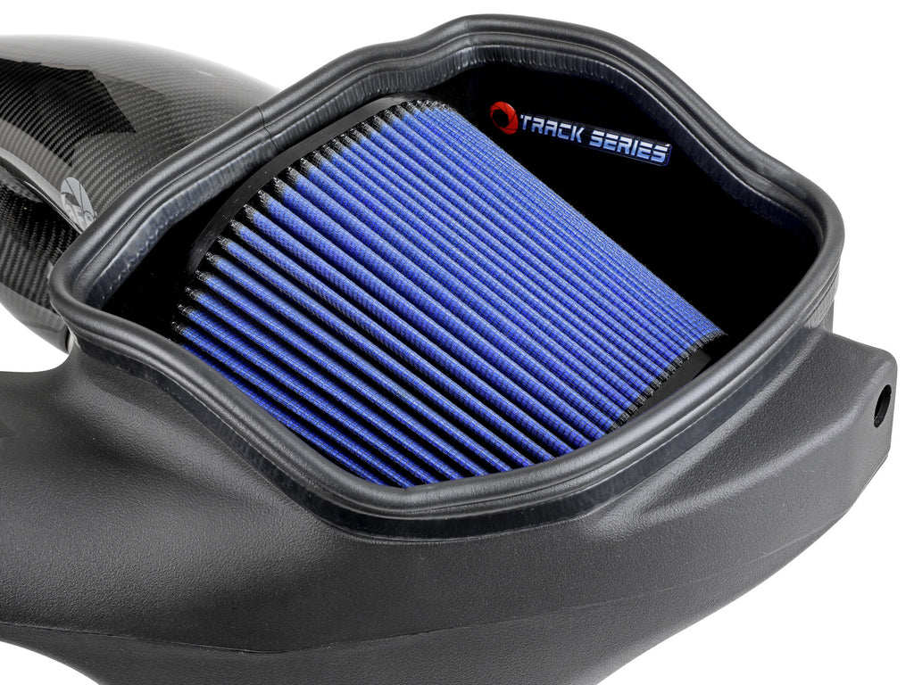 aFe 17-20 Ford F-150/Raptor Track Series Carbon Fiber Cold Air Intake System With Pro 5R Filters aFe AFE57-10010R