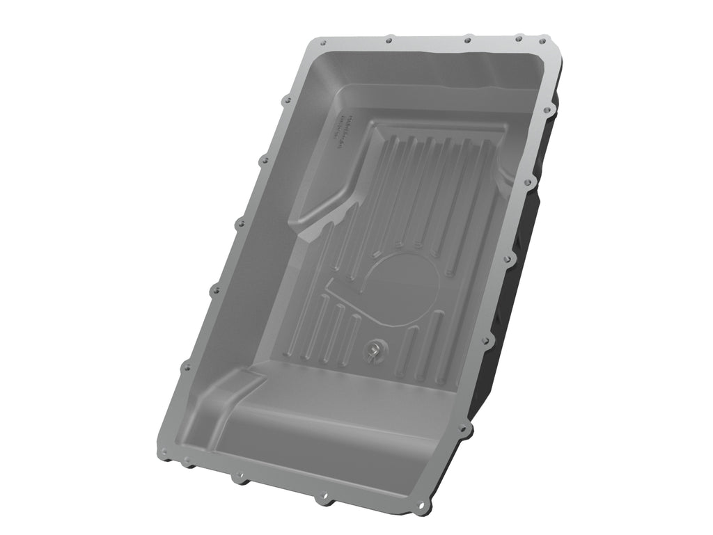 aFe 17-24 Ford F-150 10R60/10R80 Pro Series Rear Transmission Pan Black w/ Machined Fins aFe AFE46-71330B