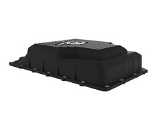 Load image into Gallery viewer, aFe 17-24 Ford F-150 10R60/10R80 Pro Series Rear Transmission Pan Black w/ Machined Fins aFe AFE46-71330B