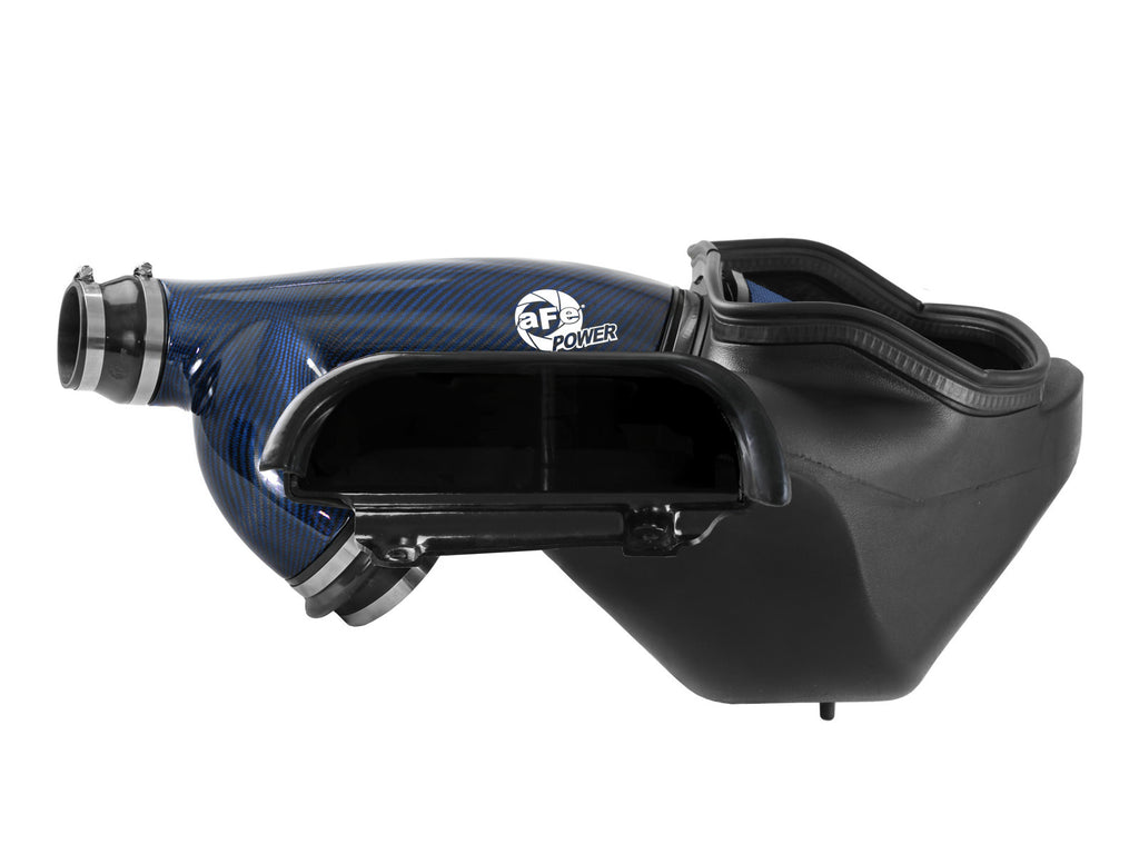 aFe 17-24 Ford F-150 Track Series Blue Kevlar Carbon Fiber C/A Intake System w/Black Pro 5R Filter aFe AFE57-10031RL