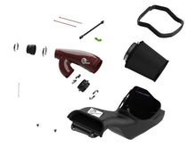 Load image into Gallery viewer, aFe 17-24 Ford F-150 Track Series Red Kevlar Carbon Fiber C/A Intake System w/Black Pro 5R Filter aFe AFE57-10031KR