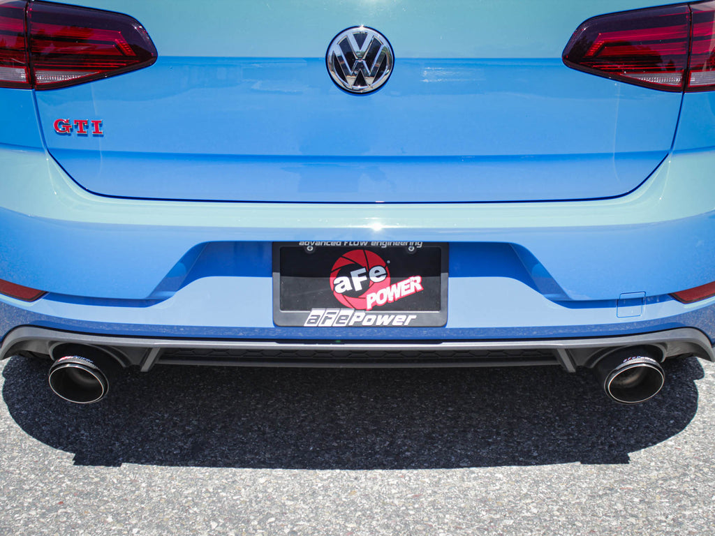 aFe 18-20 VW GTI (MK7.5) 2.0L MACH Force-Xp 3in to 2.5in 304 SS Axle-Back Exhaust System- Carb. Tips aFe AFE49-36421-C