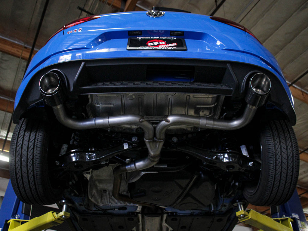 aFe 18-20 VW GTI (MK7.5) 2.0L MACH Force-Xp 3in to 2.5in 304 SS Axle-Back Exhaust System- Carb. Tips aFe AFE49-36421-C