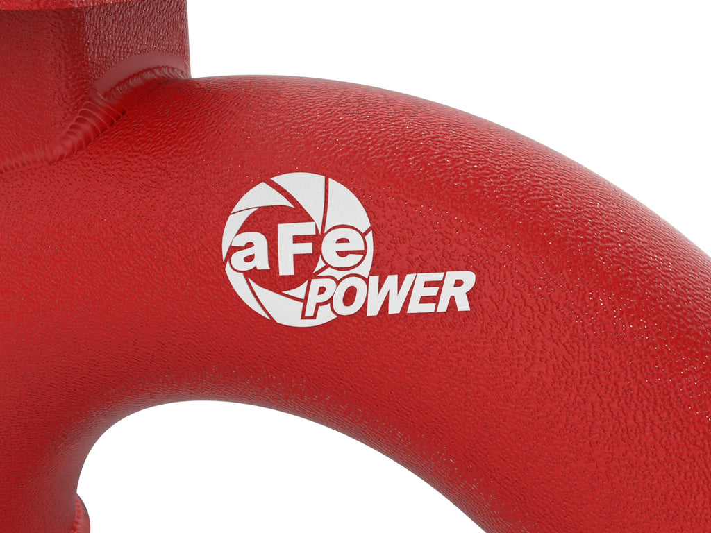 AFE 18-21 Kia Stinger V6-3.3L BladeRunner Alum Hot/Cold Charge Pipe Kit Red aFe AFE46-20504-R