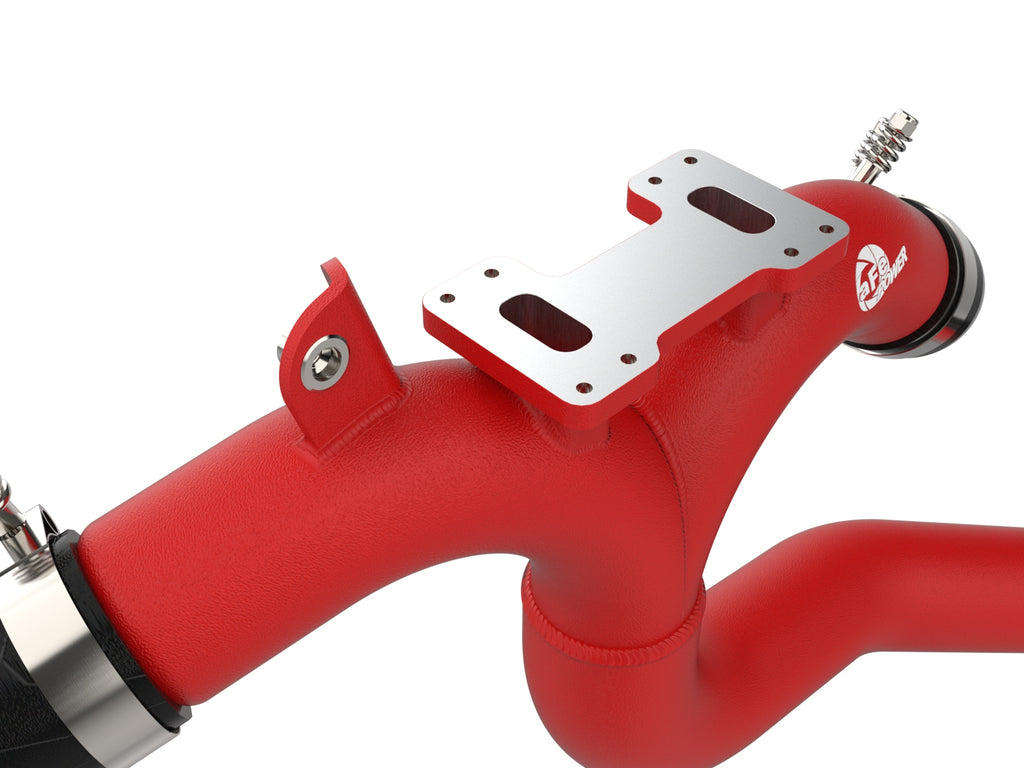 AFE 18-21 Kia Stinger V6-3.3L BladeRunner Alum Hot/Cold Charge Pipe Kit Red aFe AFE46-20504-R