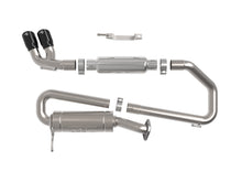 Load image into Gallery viewer, aFe 18-21 Suzuki Jimny Takeda 2-1/4in. 304 SS Cat-Back Exhaust w/ Blk Tip aFe AFE49-37020-B