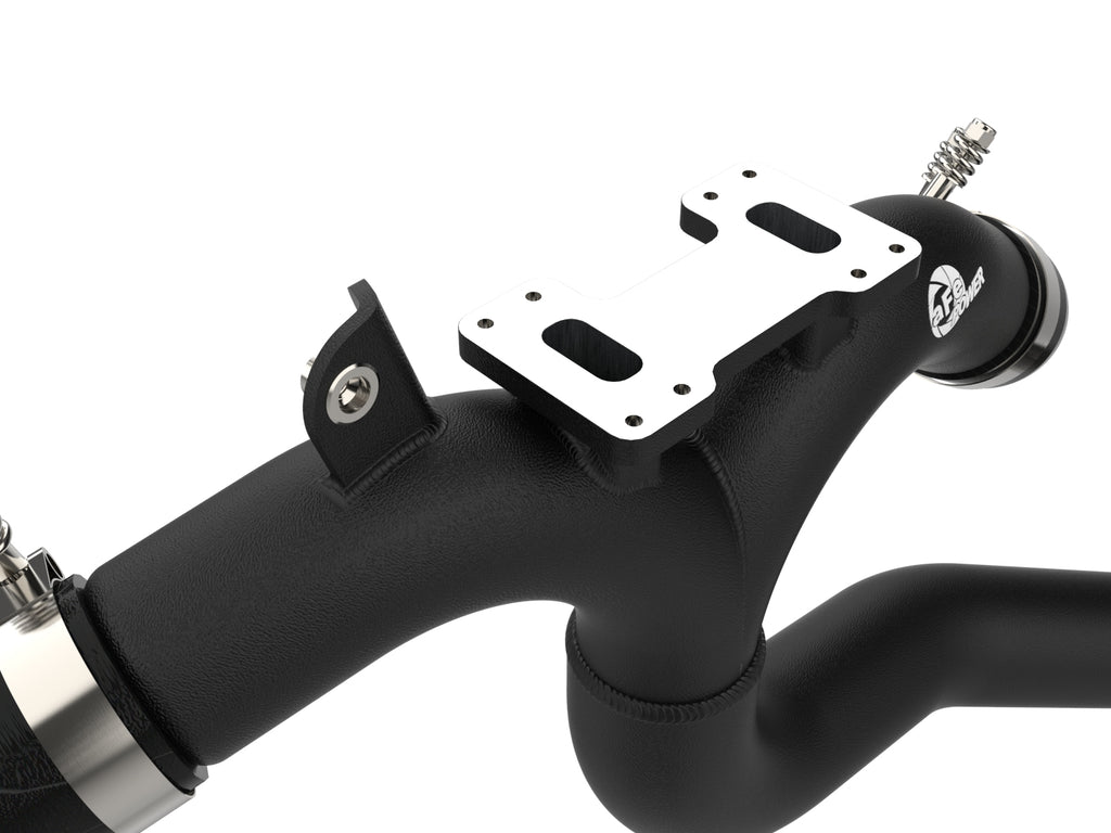 AFE 18-22 Kia Stinger V6-3.3L BladeRunner Alum Hot/Cold Charge Pipe Kit Black aFe AFE46-20504-B