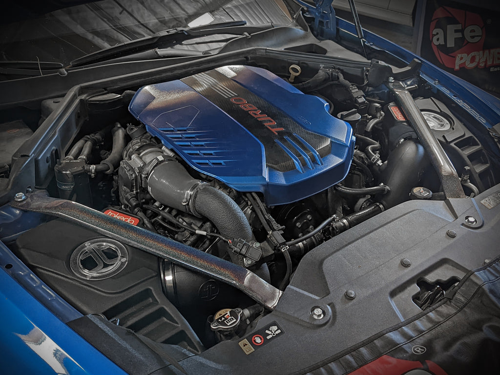 aFe 18-22 Kia Stinger V6-3.3L (tt) MagnumFORCE Intakes Stage-2 Pro DRY S aFe AFE56-70038D