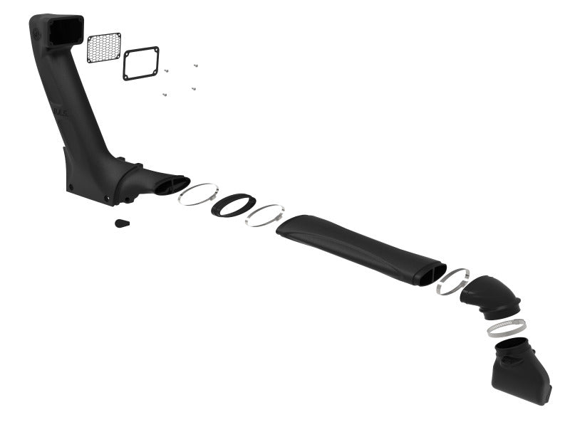 aFe 18-25 Jeep Wrangler / Gladiator L4/V6 Dynamic Air Scoop (D.A.S) Snorkel aFe AFE55-21001