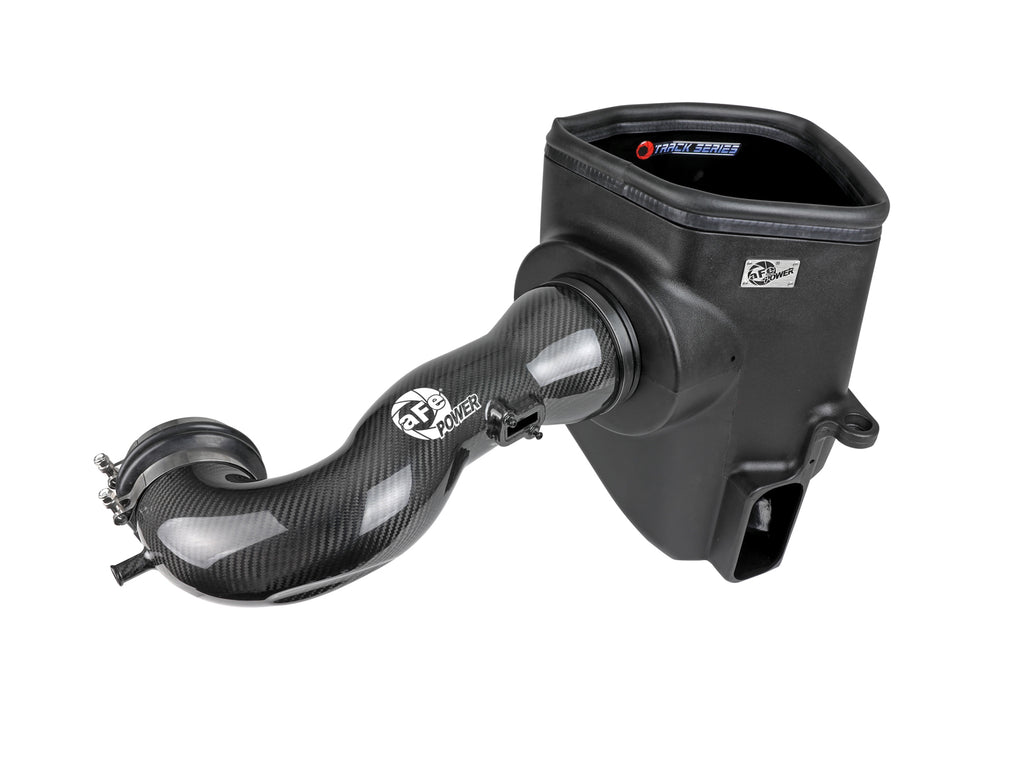 aFe 19-20 GM Trucks 5.3L/6.2L Track Series Carbon Fiber Cold Air Intake System With Pro 5R Filters aFe AFE57-10015R