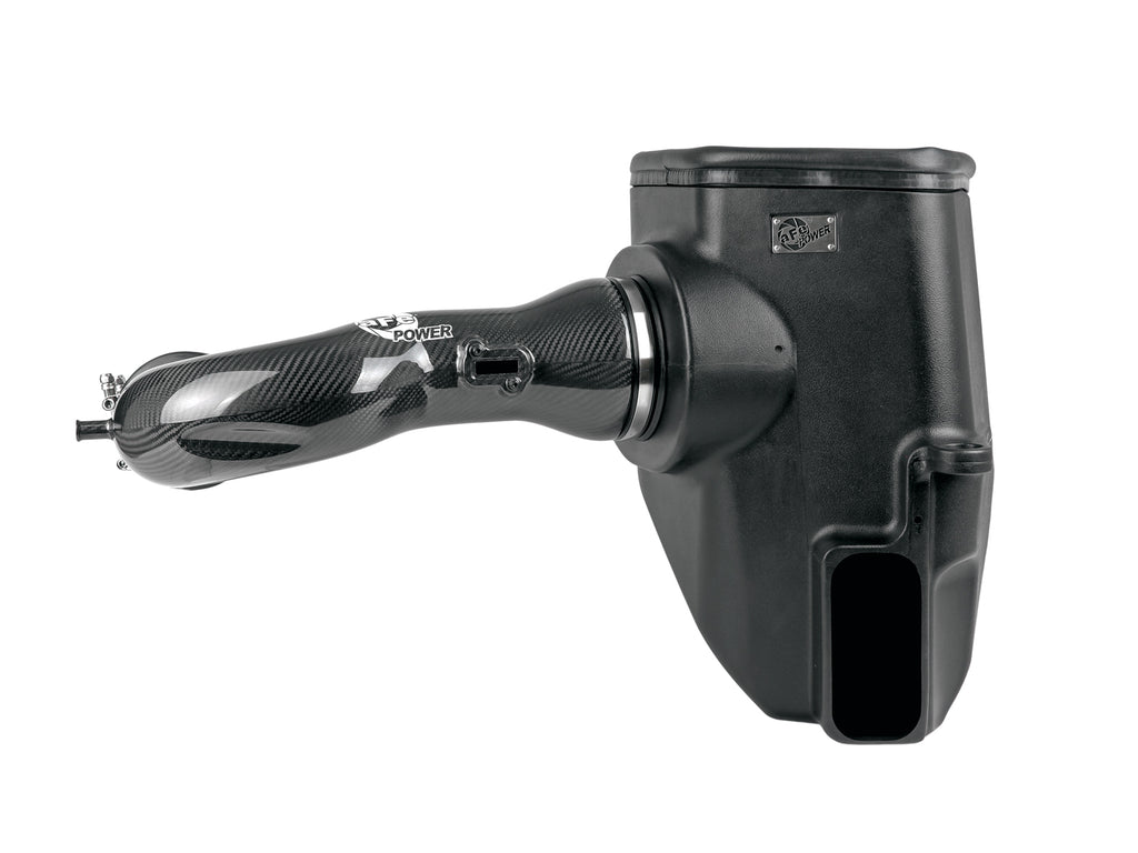 aFe 19-20 GM Trucks 5.3L/6.2L Track Series Carbon Fiber Cold Air Intake System With Pro 5R Filters aFe AFE57-10015R