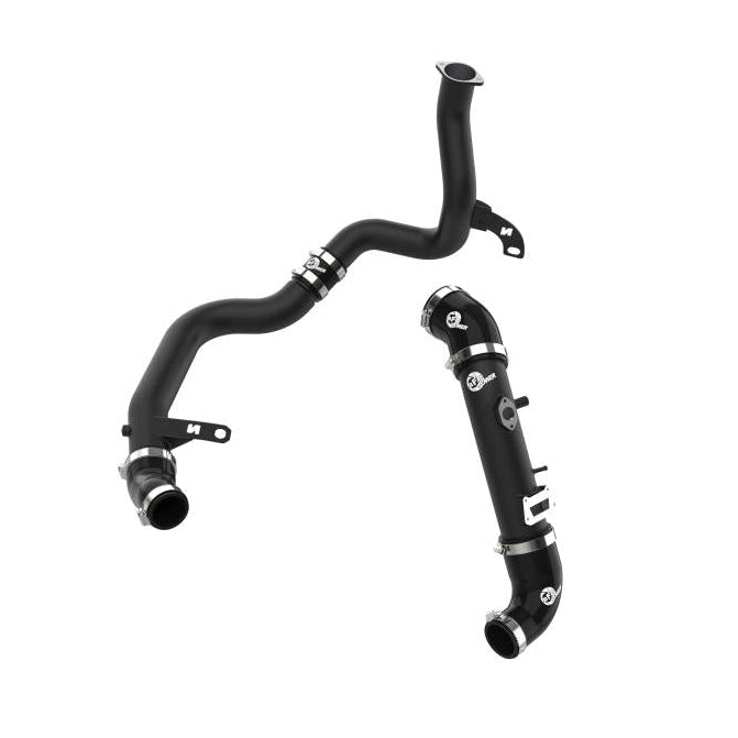 aFe AFE 19-22 Hyundai Veloster N BladeRunner Aluminum Hot & Cold Charge Pipe Kit - Black