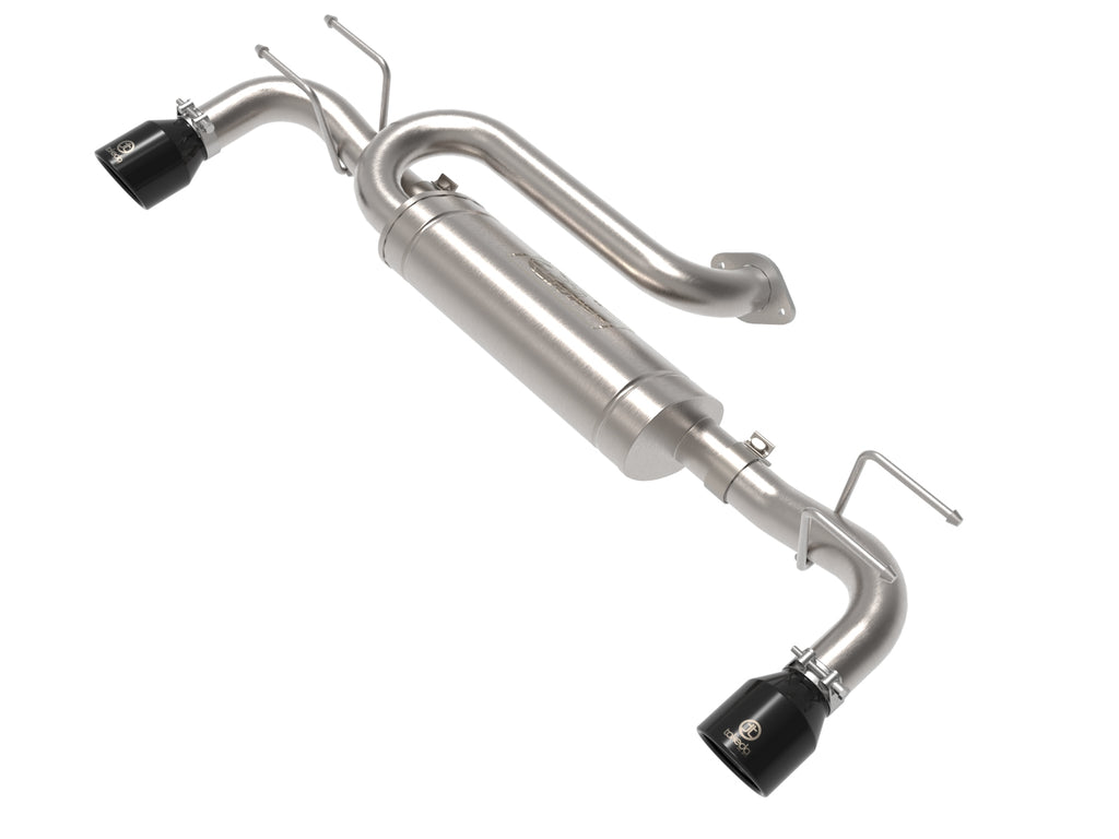 aFe 19-22 Mazda 3 L4 2.5L Takeda 3in to 2-1/2in 304 Stainless Steel Axle-Back Exhaust w/ Black Tip aFe AFE49-37023-B