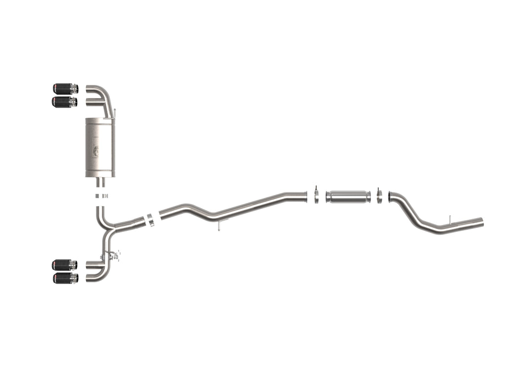 aFe 19-24 BMW Z4 M40i (G29) B58 Turbo MACH Force-Xp 3in to 2-1/2in SS CB Exhaust System - Carbon aFe AFE49-36352-C