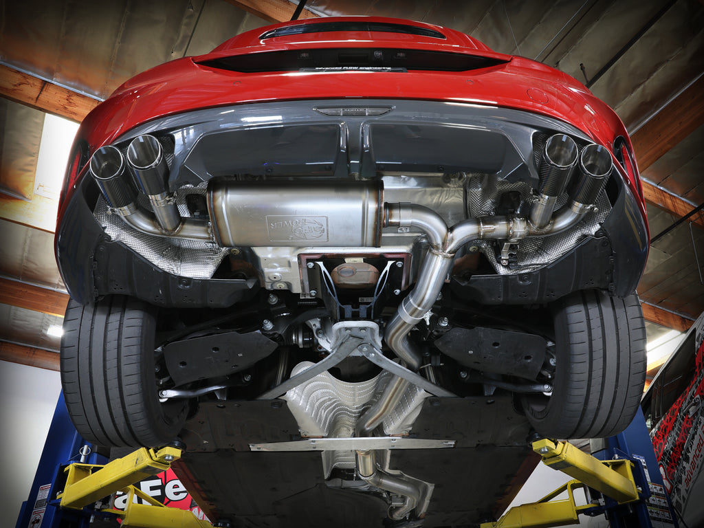 aFe 19-24 BMW Z4 M40i (G29) B58 Turbo MACH Force-Xp 3in to 2-1/2in SS CB Exhaust System - Carbon aFe AFE49-36352-C