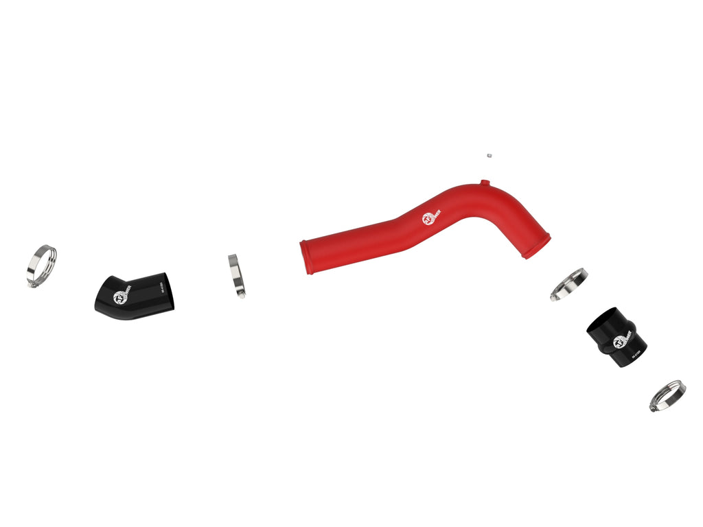 aFe 20-23 Ford Explorer ST V6 3.0L (tt) BladeRunner 2-3/4in Aluminum Cold Charge Pipe - Red aFe AFE46-20659-R