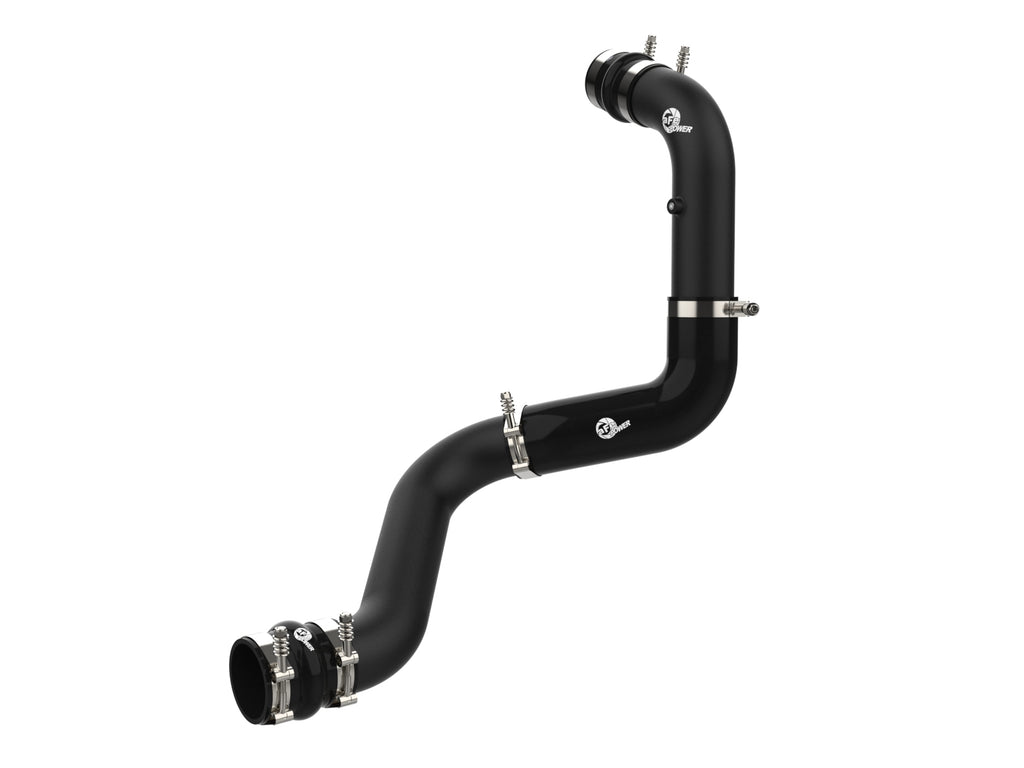 aFe 20-23 GM Diesel Trucks V8 6.6L L5P BladeRunner 3in Aluminum Hot Charge Pipe - Black aFe AFE46-20448-B