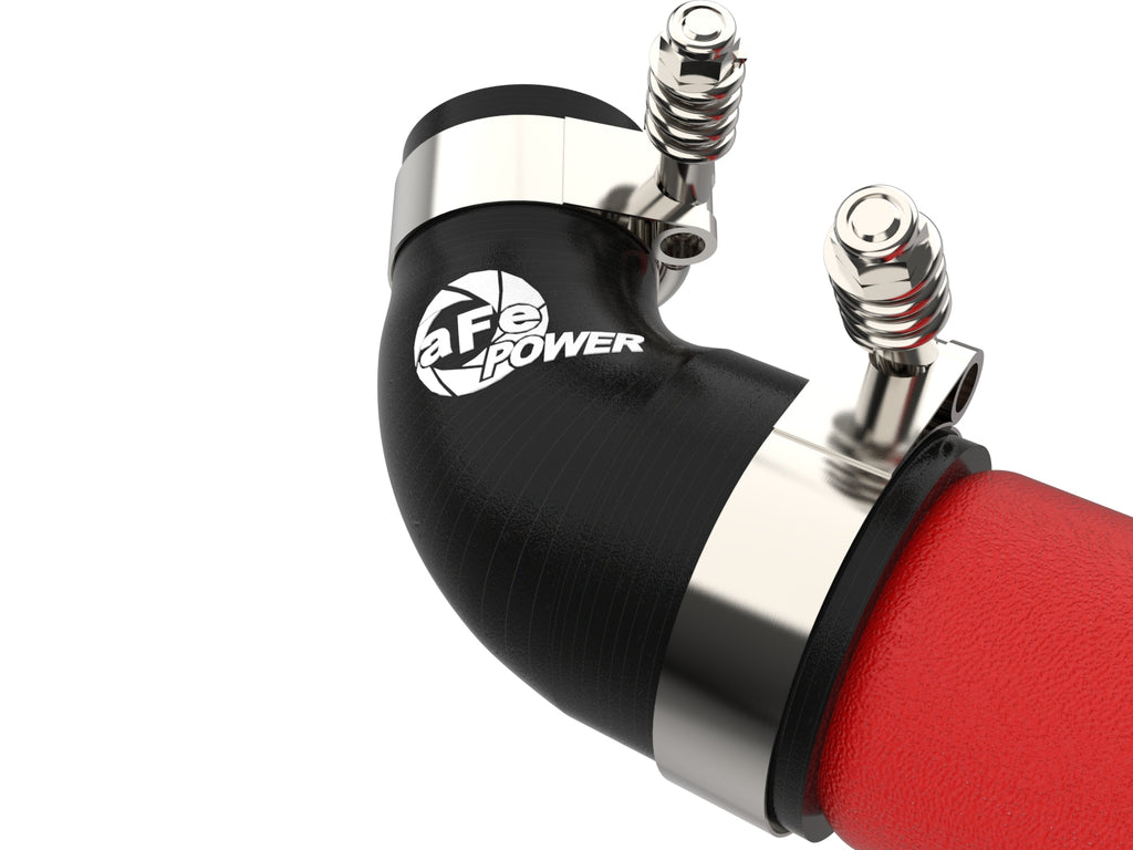 AFE 2018-2020 Kia Stinger 19-22 G70 BladeRunner 3in Aluminum Hot Charge Pipe Red aFe AFE46-20508-R