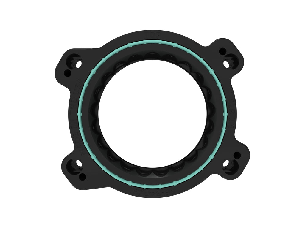 aFe 2020 Vette C8 Silver Bullet Aluminum Throttle Body Spacer / Works With aFe Intake Only - Black aFe AFE46-34023B